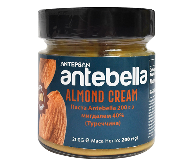 Паста Antebella 200 г з мигдалем 40%